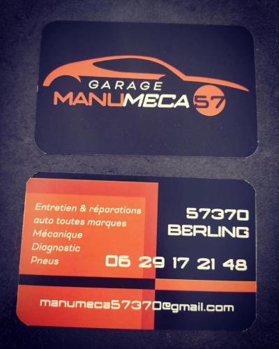 carte de visite manu meca