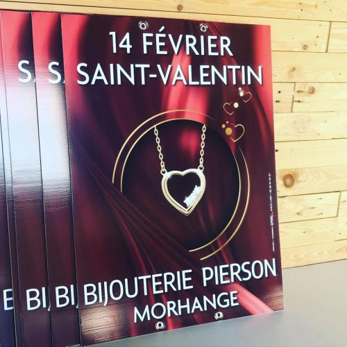 affichage saint valentin bijou