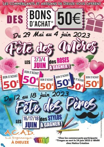 affichage fêtes des mères