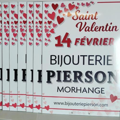 affichage saint valentin